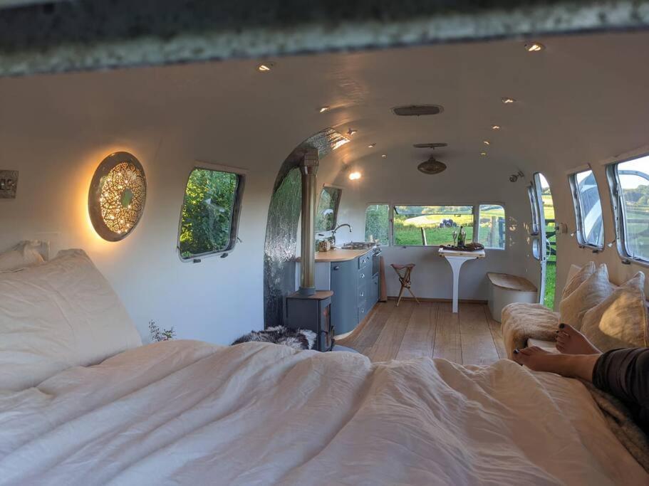 Airstream, Vintage American Caravan & Hottub Ashburton Bagian luar foto