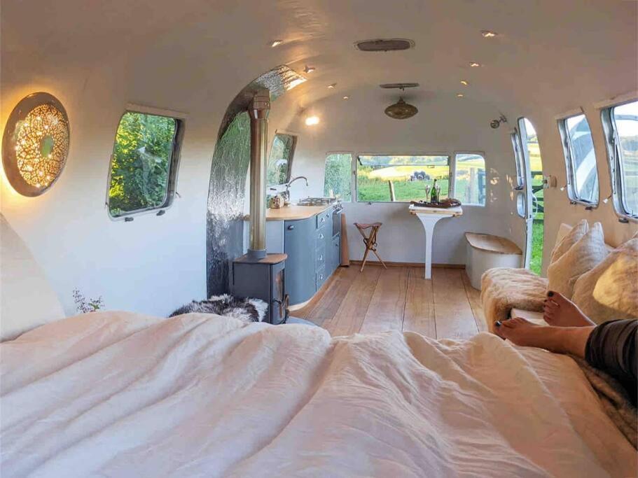 Airstream, Vintage American Caravan & Hottub Ashburton Bagian luar foto