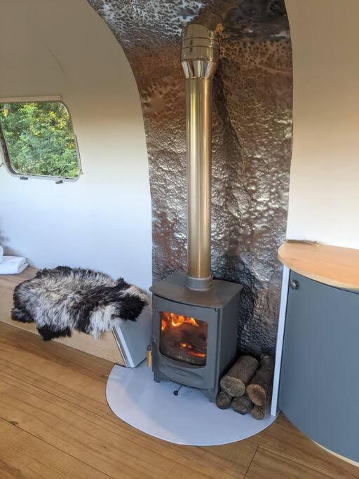 Airstream, Vintage American Caravan & Hottub Ashburton Bagian luar foto